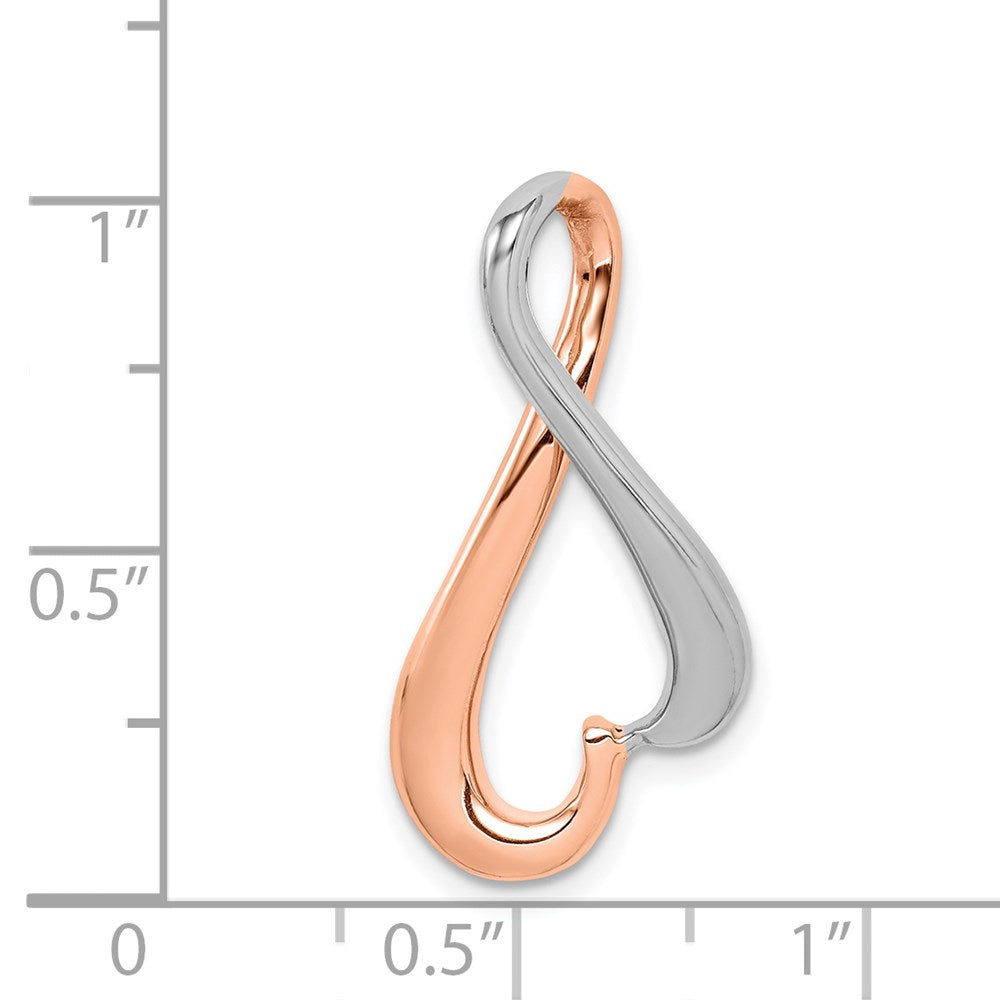 Gold Polished Slide Pendant