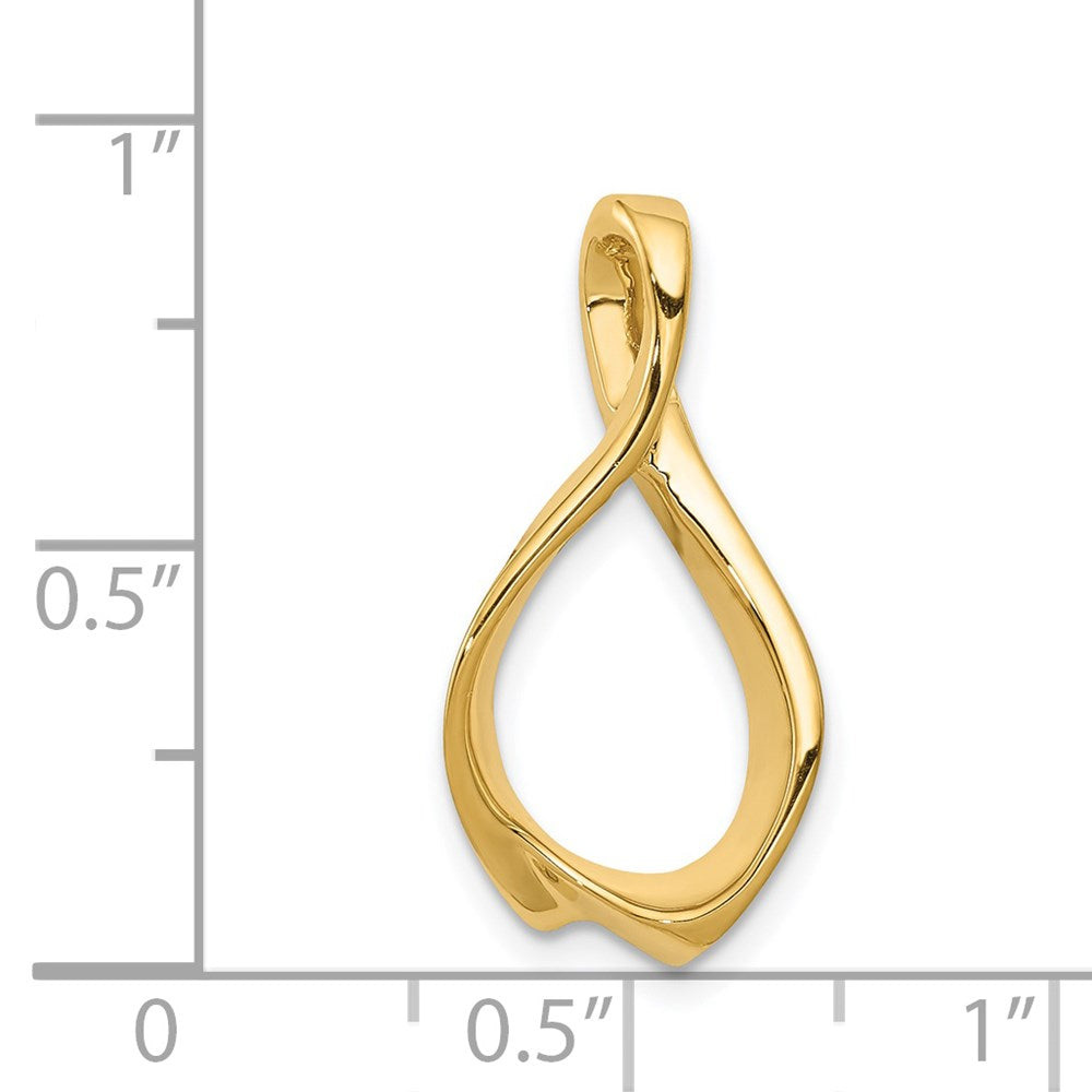Gold Polished Slide Pendants