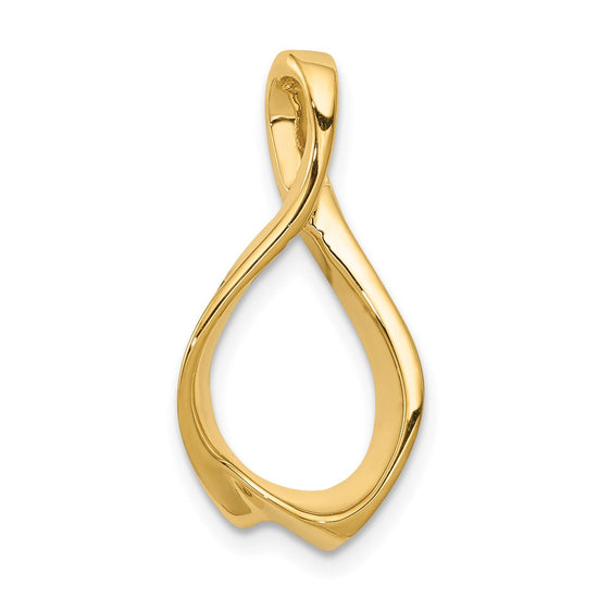 Gold Polished Slide Pendants