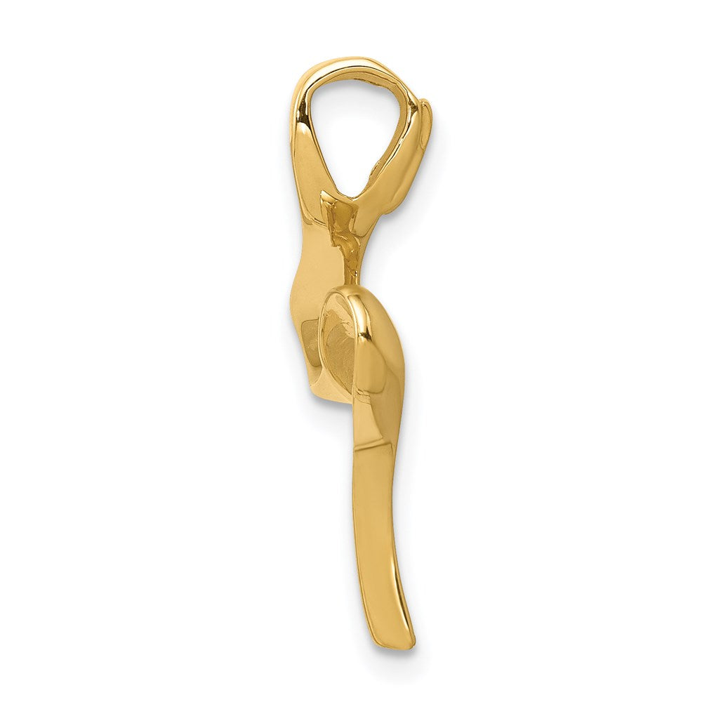 Gold Polished Slide Pendants