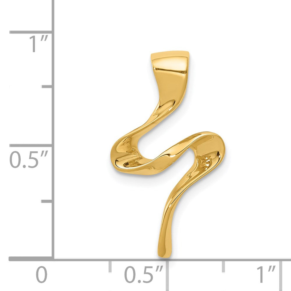 Gold Polished Slide Pendants