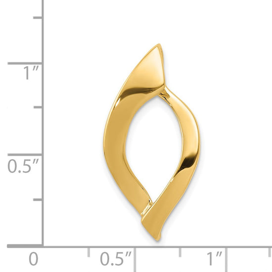 Gold Polished Slide Pendants