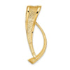 14k Polished Slide Fits up to 8mm Regular/Fancy/Reversible Omega
