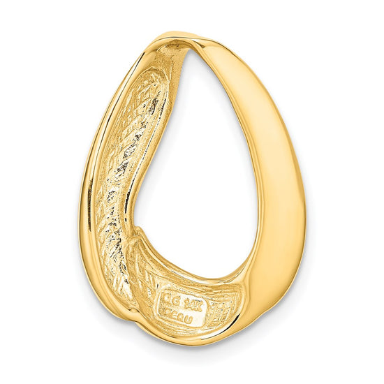 Gold Polished Slide Pendants