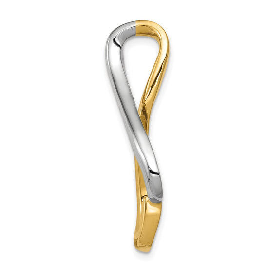 Gold Polished Slide Pendant