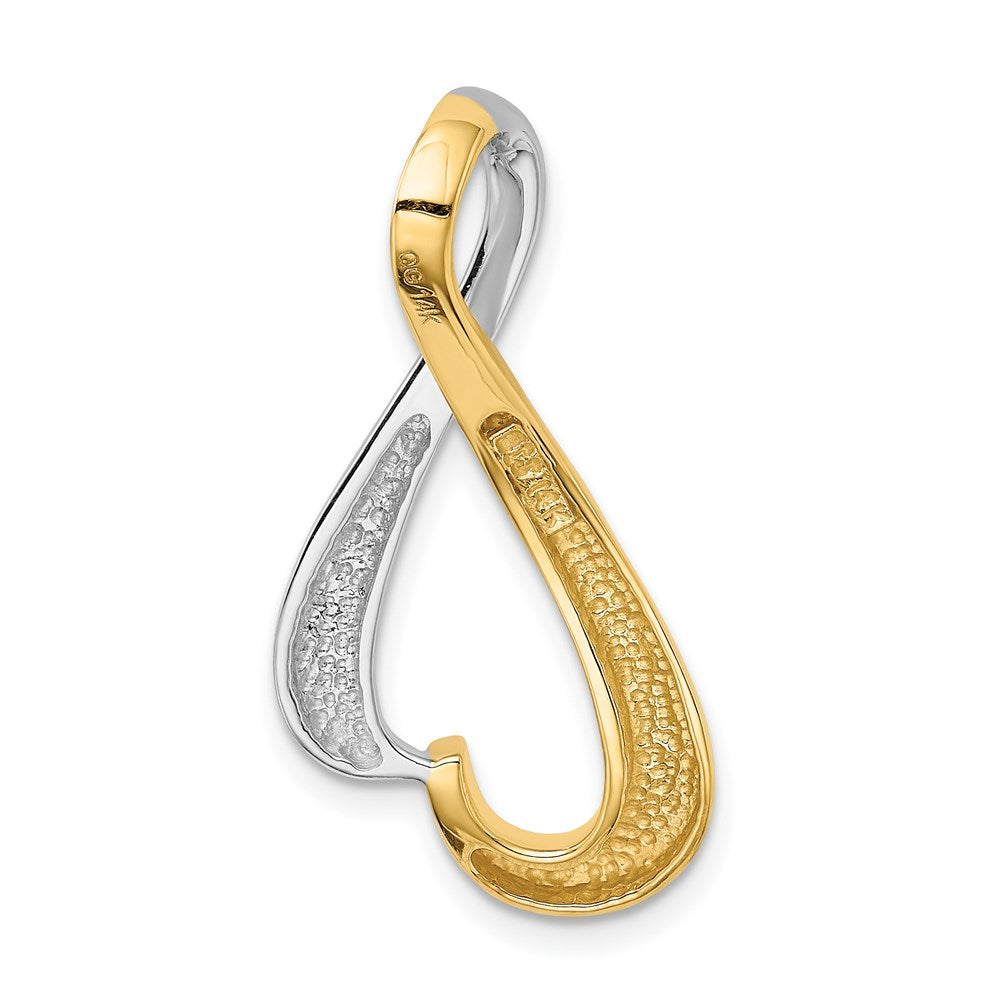 Gold Polished Slide Pendant
