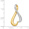 Gold Polished Slide Pendant