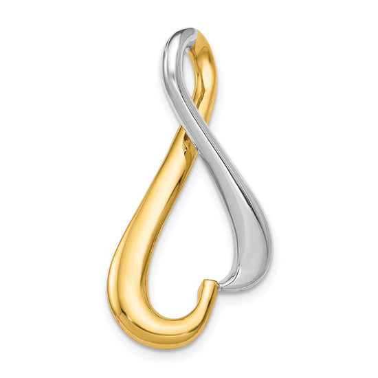 Gold Polished Slide Pendant