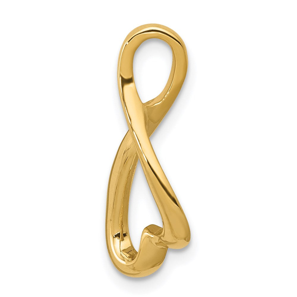 Gold Polished Slide Pendant