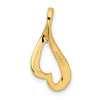 Gold Polished Slide Pendant