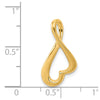 Gold Polished Slide Pendant