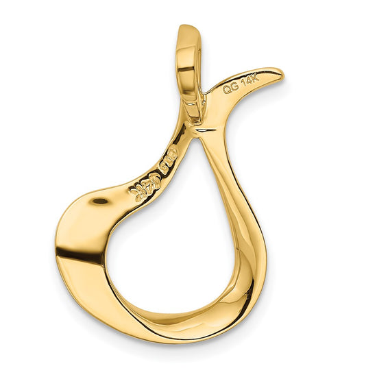 Gold Polished Slide Pendants