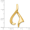 Gold Polished Slide Pendant