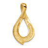 Gold Polished Slide Pendant