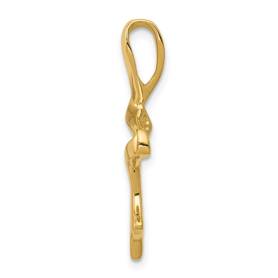 Gold Polished Slide Pendants