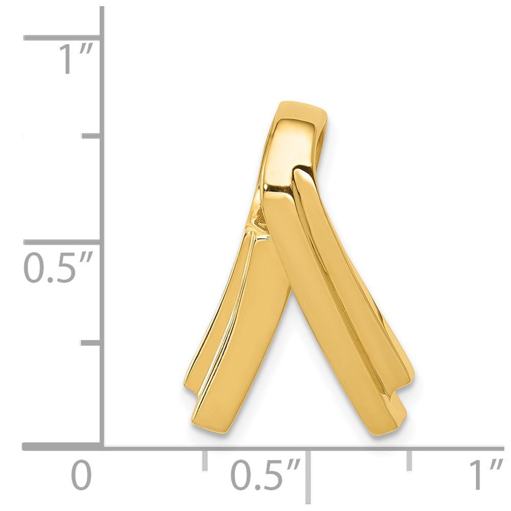 Gold Polished Slide Pendants