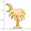 14k CHARLESTON Palmetto with Moon Omega Slide