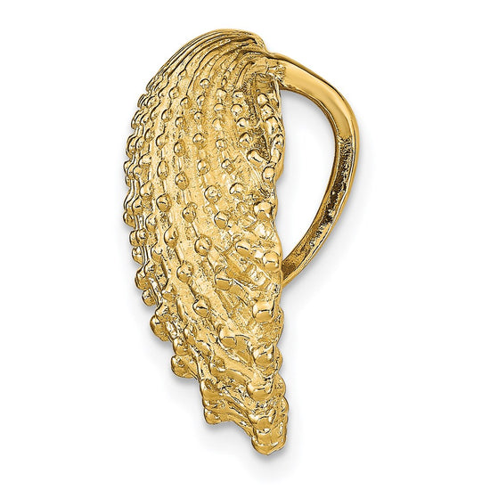 14k Scallop Shell Omega Slide