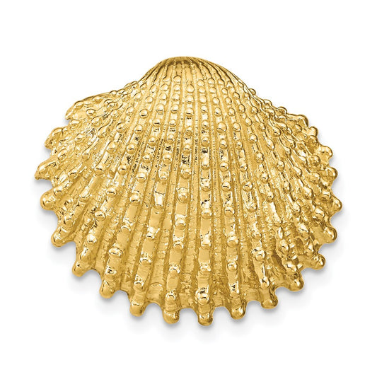14k Scallop Shell Omega Slide