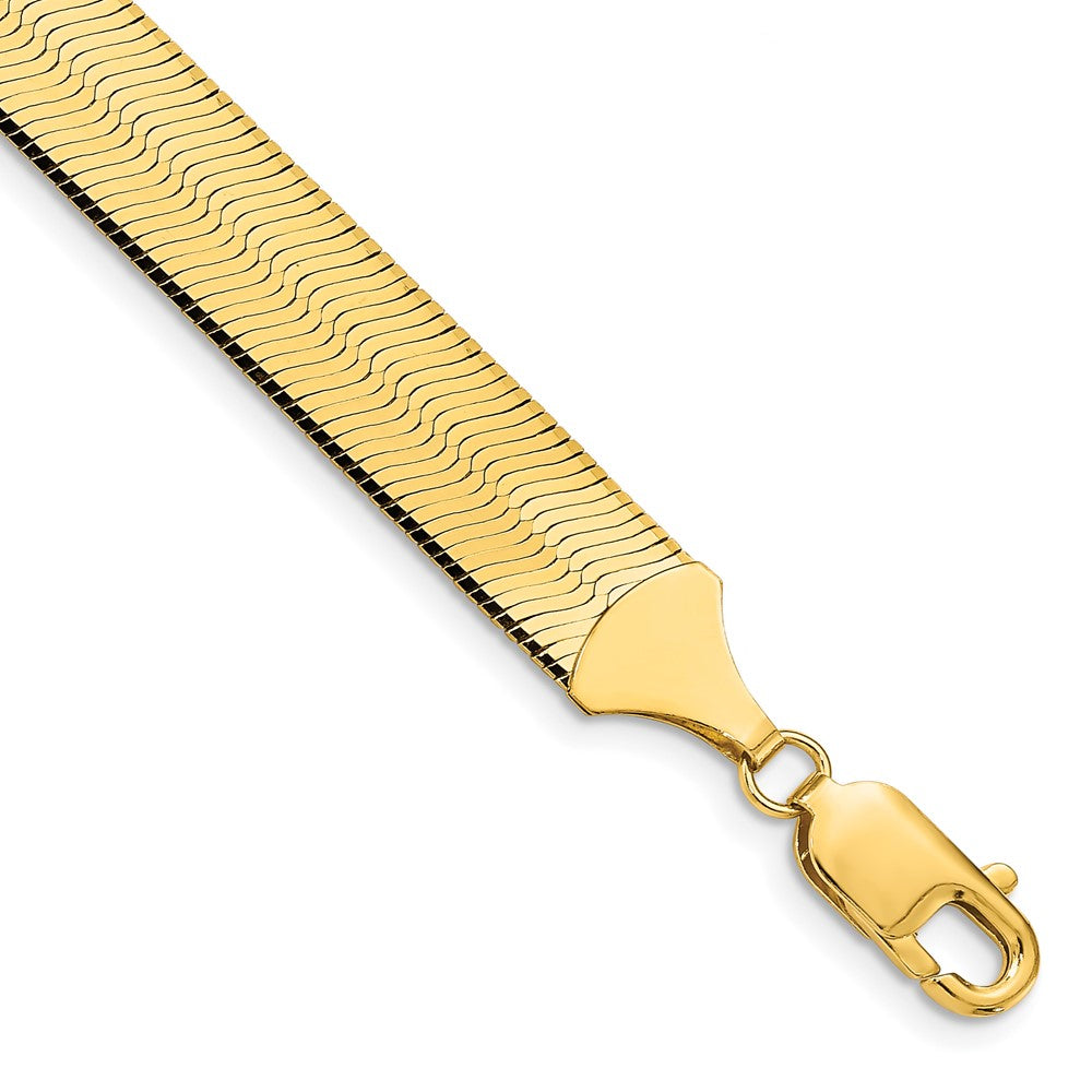 Gold (10K & 14K) Silky Herringbone Chain