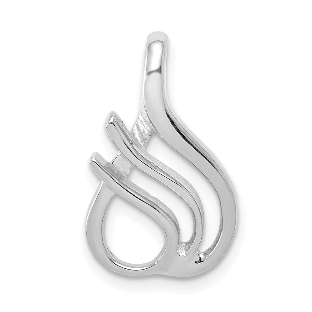 Gold Polished Slide Pendant