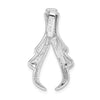 Gold Polished Slide Pendant