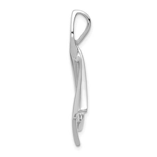 Gold Polished Slide Pendant