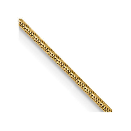 Gold (10K & 14K) Round Snake Chain