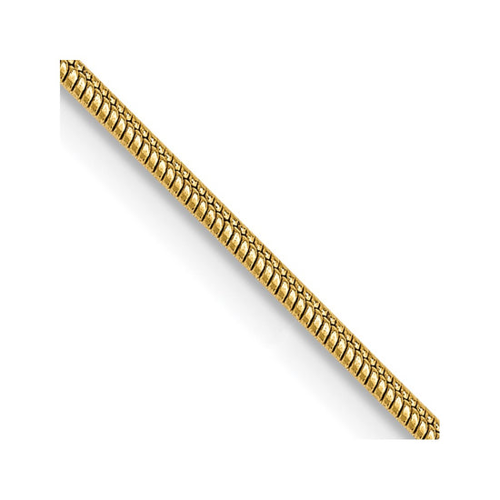 Gold (10K & 14K) Round Snake Chain