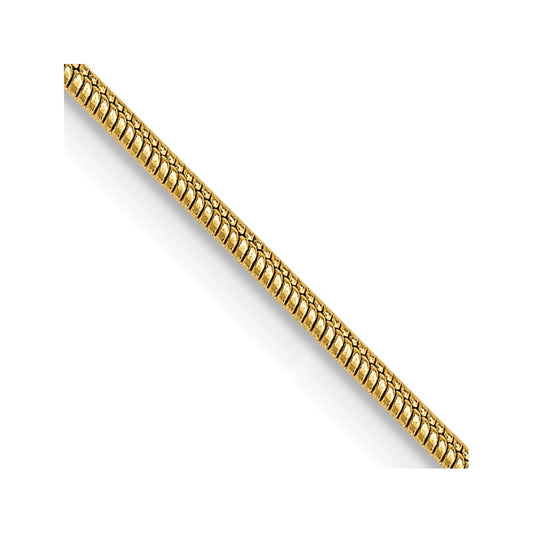Gold (10K & 14K) Round Snake Chain
