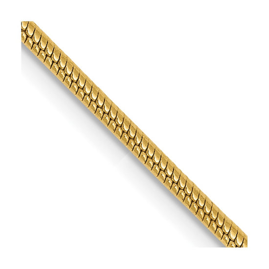 Gold (10K & 14K) Round Snake Chain