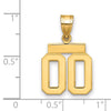 Polished Number Charms — 00
