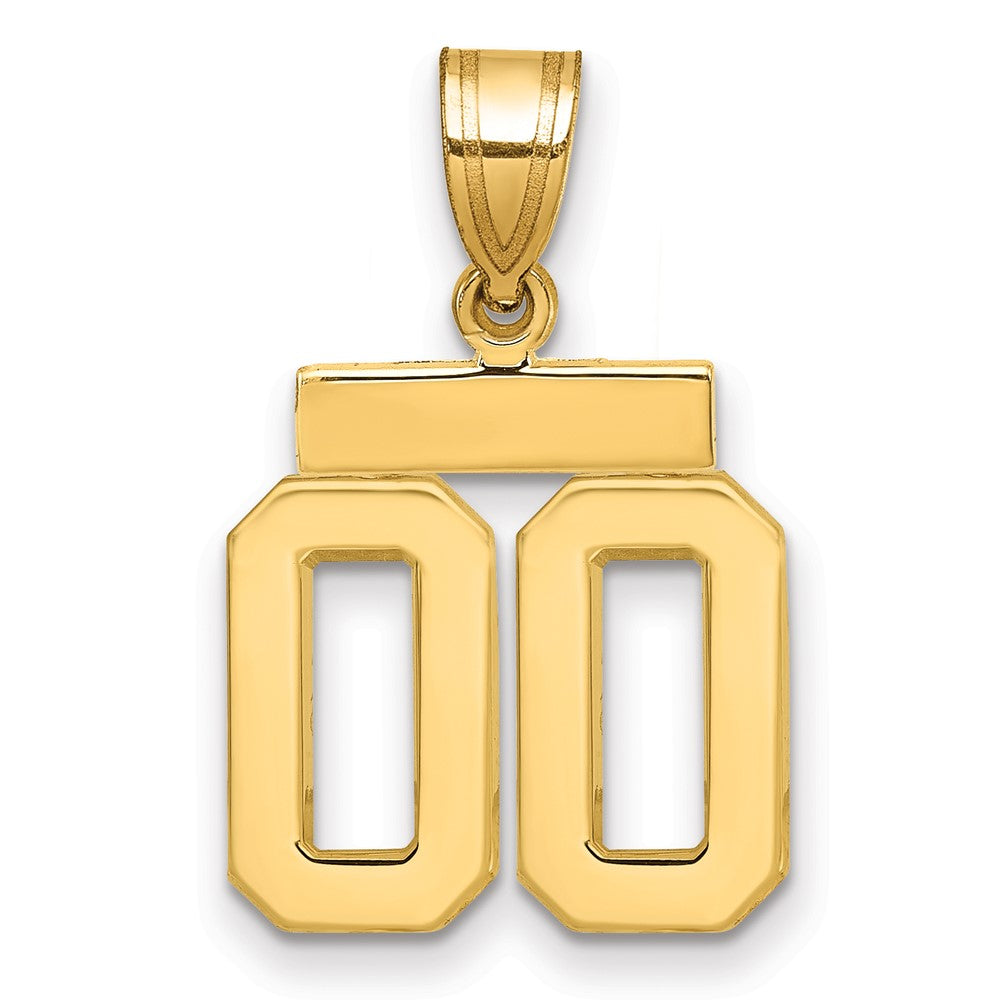 Polished Number Charms — 00