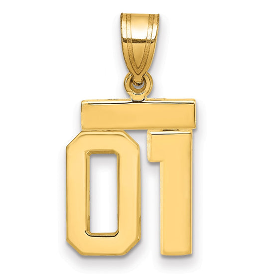 Polished Number Charms — 01