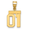 Polished Number Charms — 01