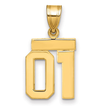 Polished Number Charms — 01