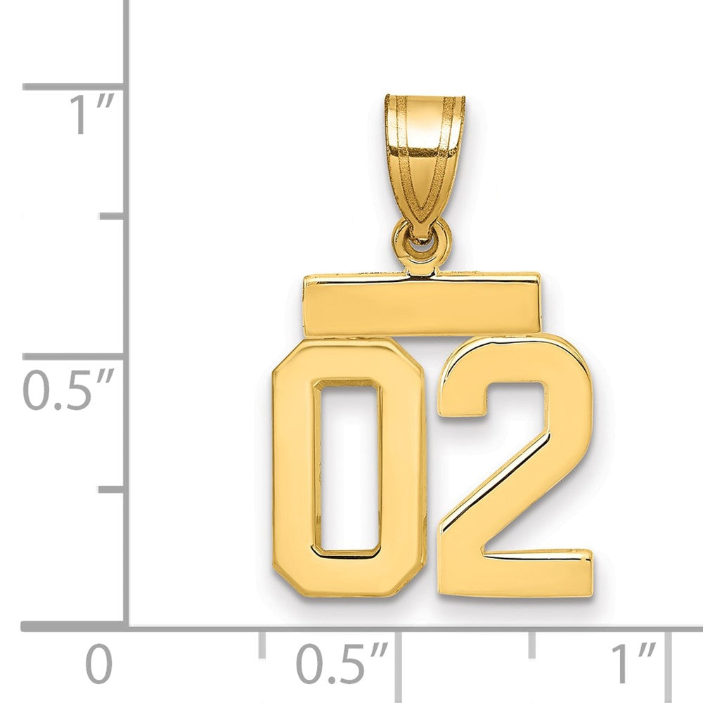 Polished Number Charms — 02