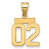 Polished Number Charms — 02