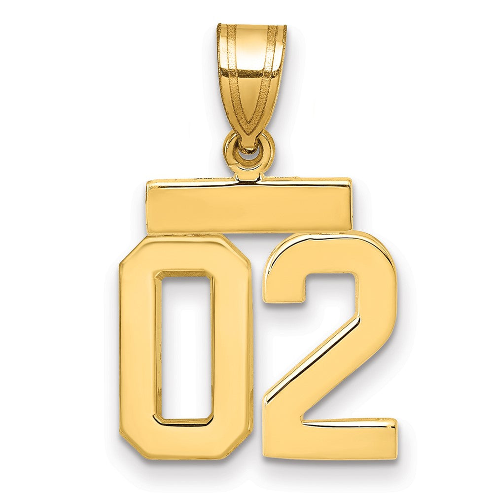 Polished Number Charms — 02