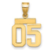 Polished Number Charms — 05
