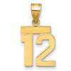 Polished Number Charms — 12