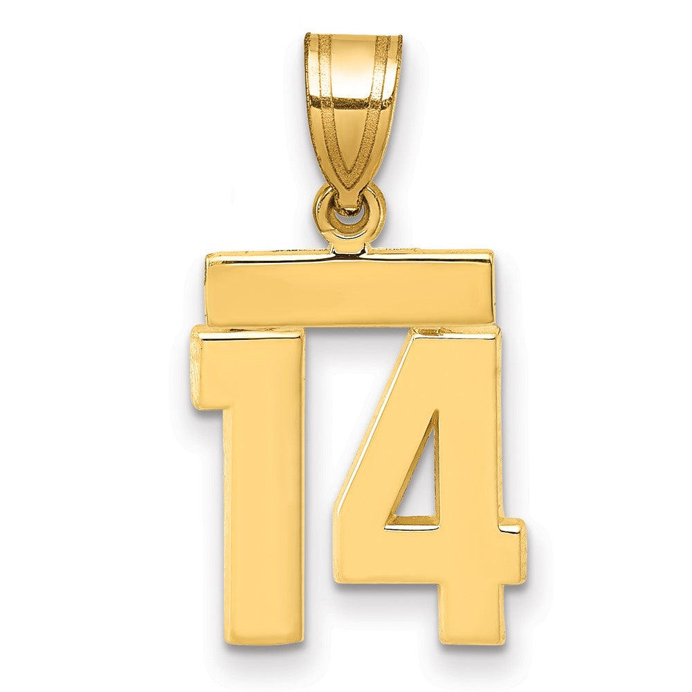 Polished Number Charms — 14