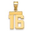 Polished Number Charms — 16