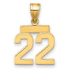 Polished Number Charms — 22