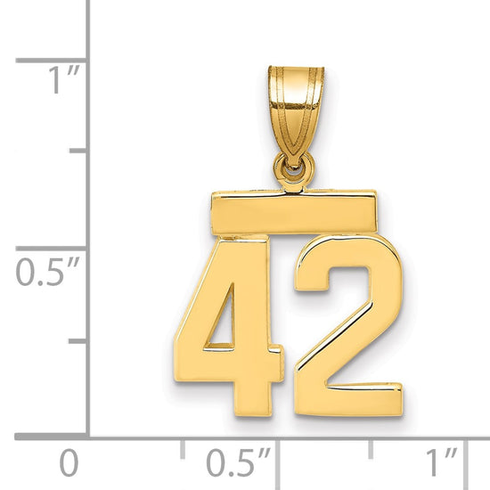 Polished Number Charms — 42