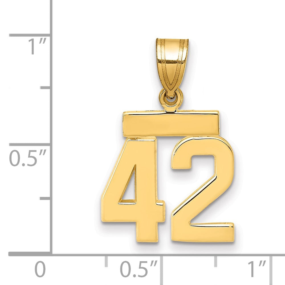 Polished Number Charms — 42