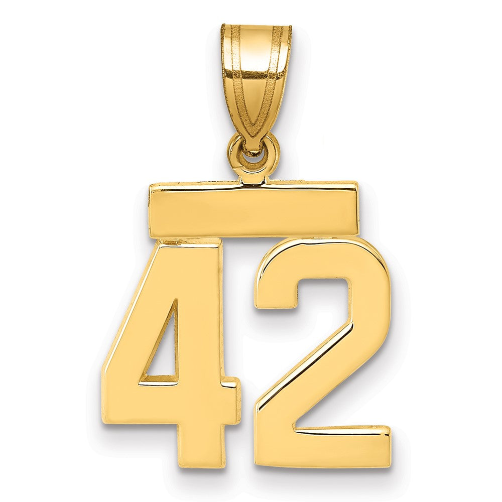 Polished Number Charms — 42