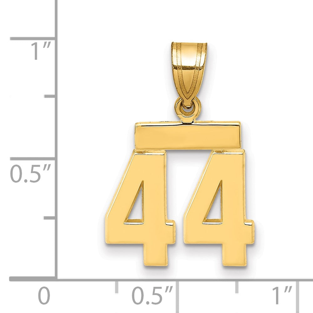 Polished Number Charms — 44