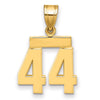 Polished Number Charms — 44