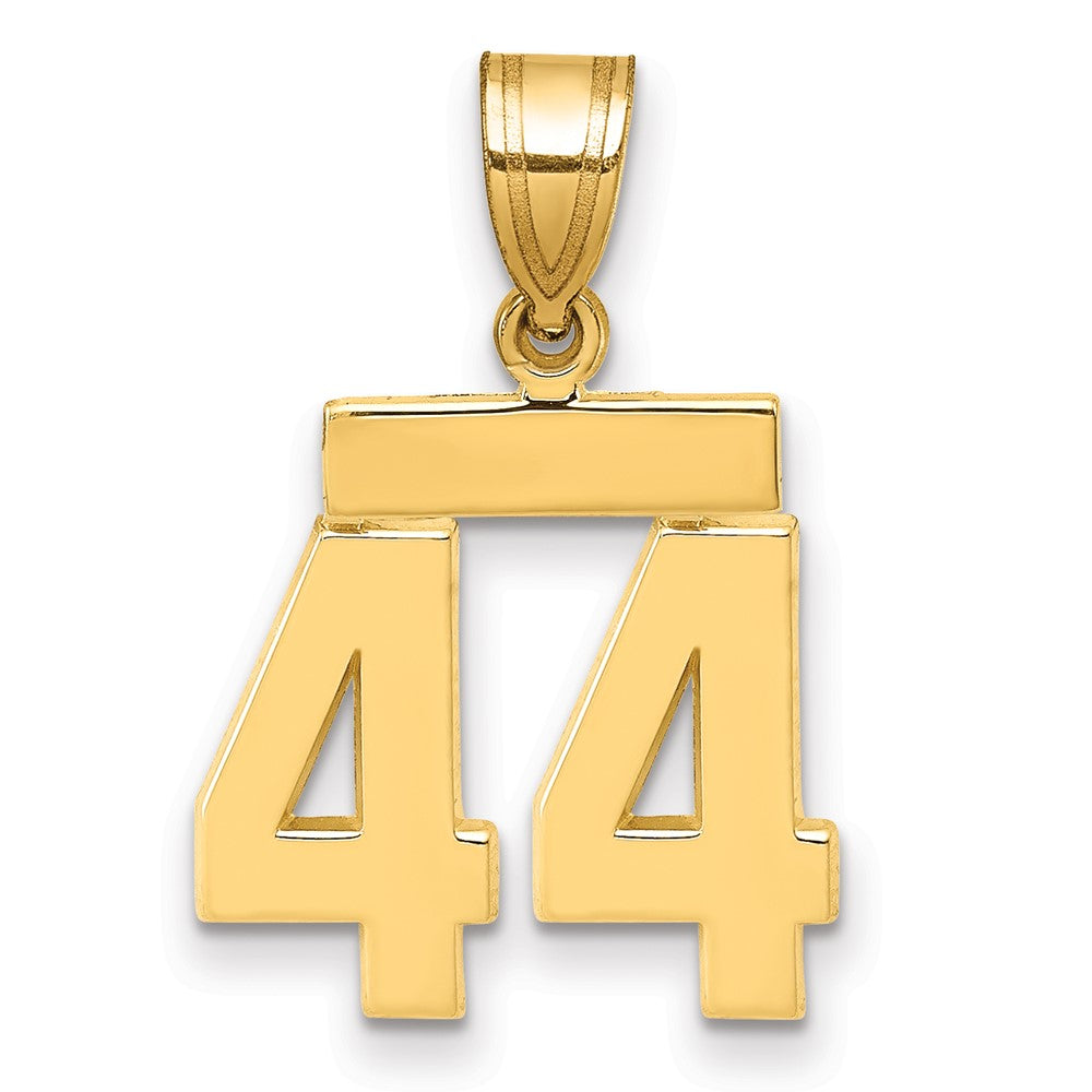 Polished Number Charms — 44